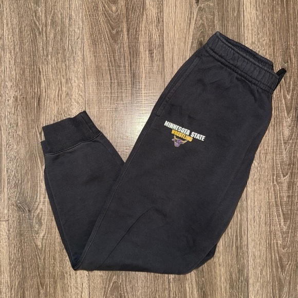 Nike Charcoal Grey Sweatpants with White Logo - Picture 2 of 3